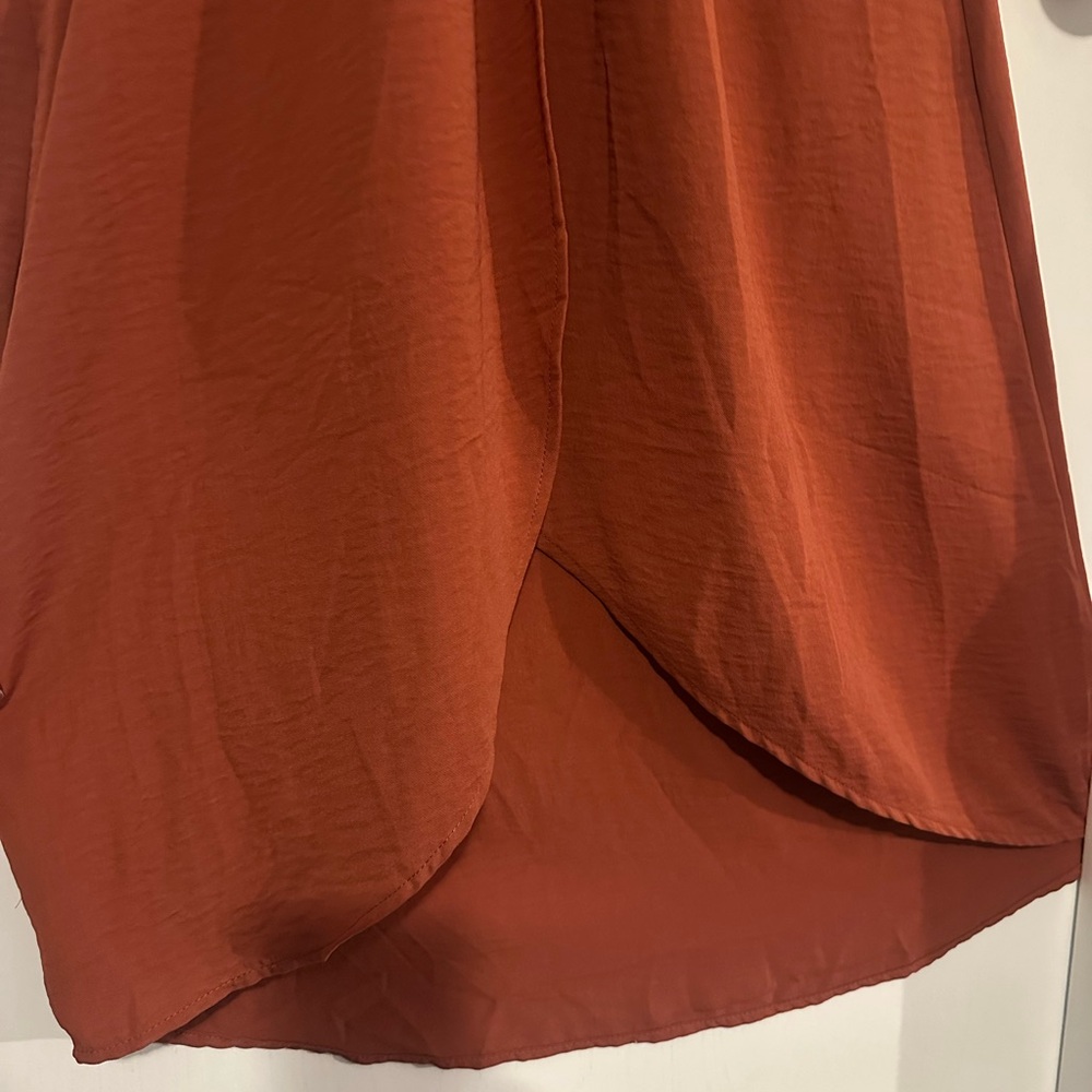Gilli midi dress. Rust colored. Size M - Picture 3 of 4